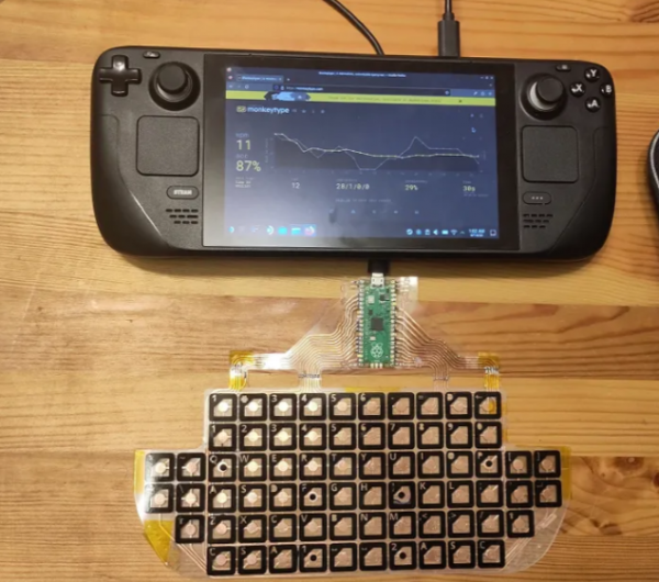 Клавиатура на базе Raspberry Pi Pico разработана для Steam Deck