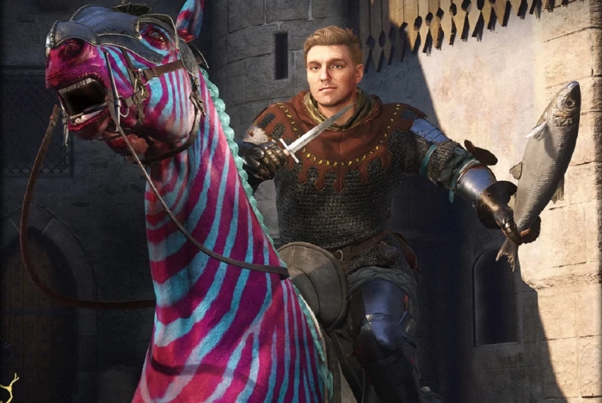 Анонс моддинга Kingdom Come: Deliverance 2 сопроводили картинкой с Индро на розовой зебре