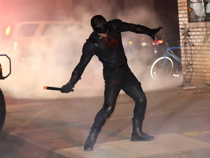 На съёмках второго сезона «Сорвиголовы» заметили новый костюм героя