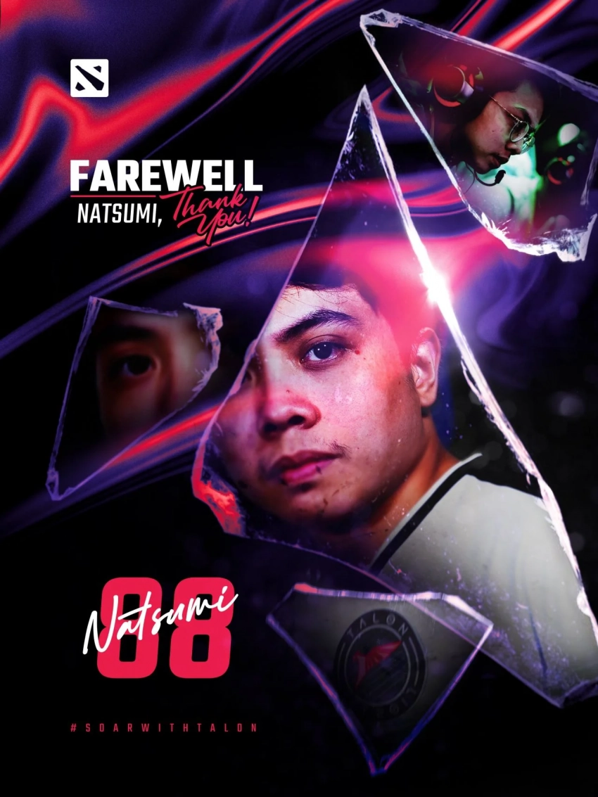 Команда Talon Esports по Dota 2 попрощалась с керри Natsumi