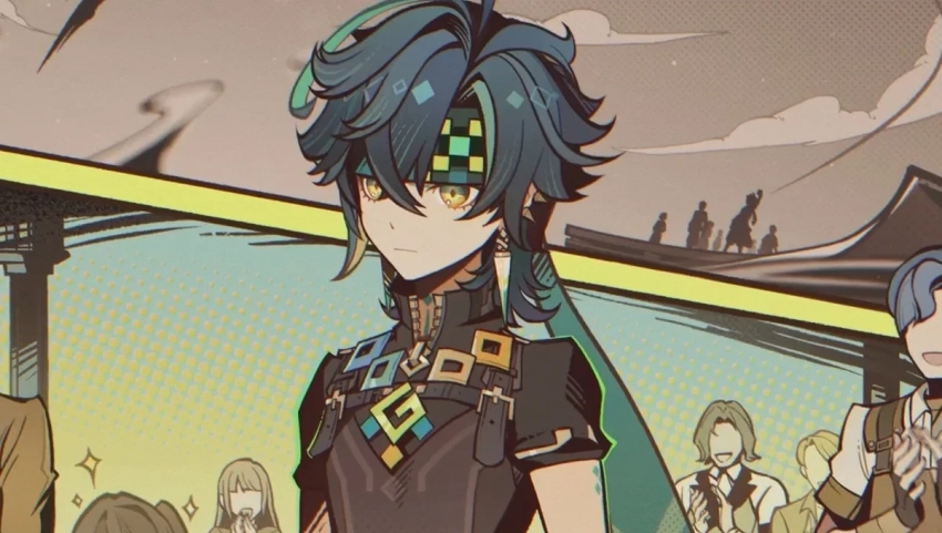 Кинич из Genshin Impact поймал преступника под аплодисменты толпы в свежем ролике